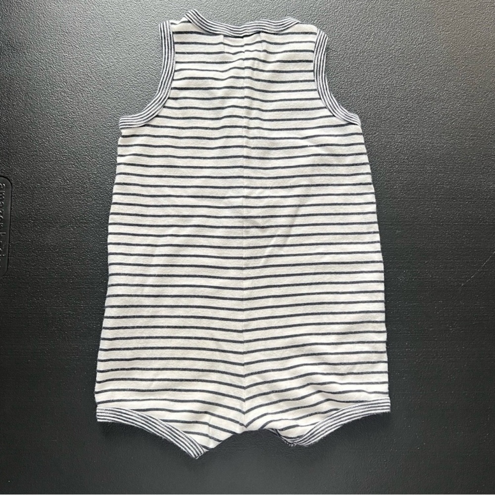 Monsieur Madame x Petit Bateau Striped Baby Romper Playsuit Nautical - Picture 7 of 10